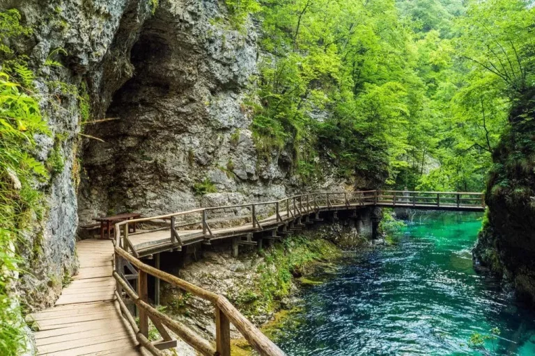 Les célèbres gorges de Bled Vintgar